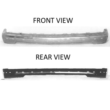 Upgrade Your Auto | Replacement Bumpers and Roll Pans | 98-04 Chevrolet S-10 | CRSHX07073