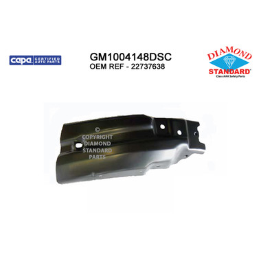 Upgrade Your Auto | Replacement Bumpers and Roll Pans | 07-13 Chevrolet Silverado 1500 | CRSHX07110