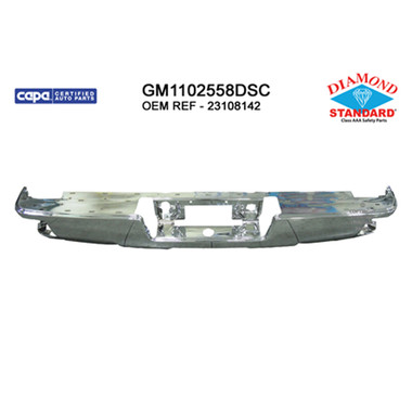 Upgrade Your Auto | Replacement Bumpers and Roll Pans | 15-19 Chevrolet Silverado 1500 | CRSHX08559