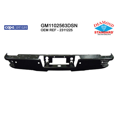 Upgrade Your Auto | Replacement Bumpers and Roll Pans | 15-19 Chevrolet Silverado 1500 | CRSHX08569