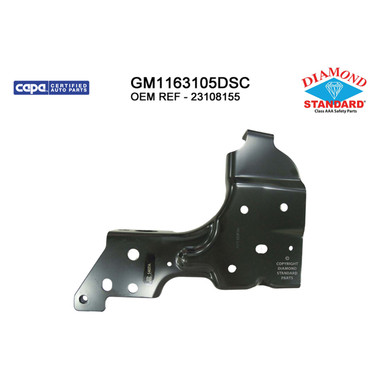 Upgrade Your Auto | Replacement Bumpers and Roll Pans | 14-19 Chevrolet Silverado 1500 | CRSHX08856