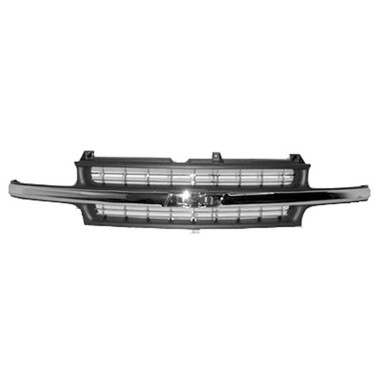 Upgrade Your Auto | Replacement Grilles | 99-02 Chevrolet Silverado 1500 | CRSHX09145
