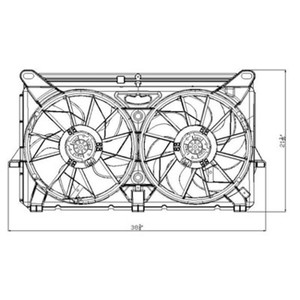 Upgrade Your Auto | Radiator Parts and Accessories | 05-06 Chevrolet Avalanche | CRSHA03098