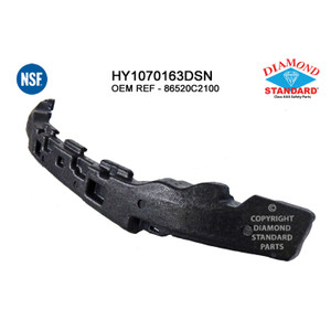 Upgrade Your Auto | Replacement Bumpers and Roll Pans | 15-17 Hyundai Sonata | CRSHX15722