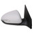 Upgrade Your Auto | Replacement Mirrors | 17-18 Hyundai Elantra | CRSHX16723