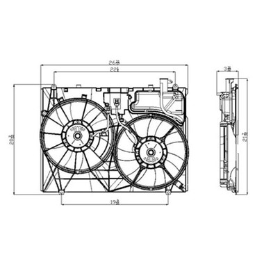 Upgrade Your Auto | Radiator Parts and Accessories | 07-09 Lexus RX | CRSHA03910