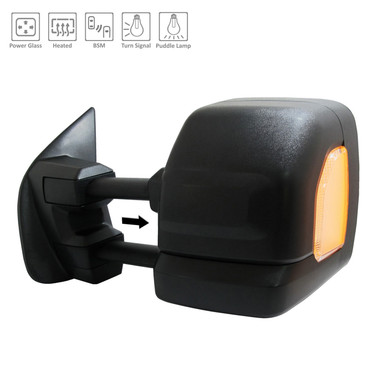 Upgrade Your Auto | Replacement Mirrors | 16-21 Nissan Titan | CRSHX22625