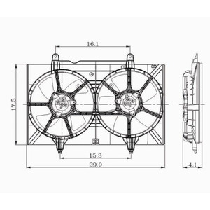 Upgrade Your Auto | Radiator Parts and Accessories | 04-08 Nissan Quest | CRSHA04276