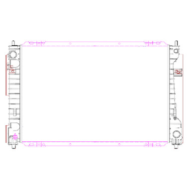 Upgrade Your Auto | Radiator Parts and Accessories | 08-11 Ford Escape | CRSHA04349