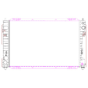 Upgrade Your Auto | Radiator Parts and Accessories | 08-11 Ford Escape | CRSHA04350