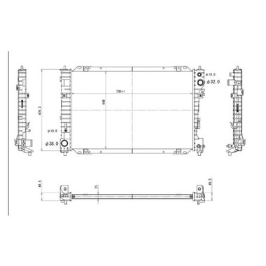 Upgrade Your Auto | Radiator Parts and Accessories | 08-11 Mazda Tribute | CRSHA04359