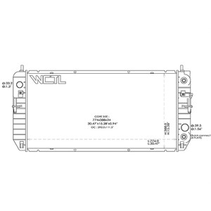 Upgrade Your Auto | Radiator Parts and Accessories | 09-11 Buick Lucerne | CRSHA04506