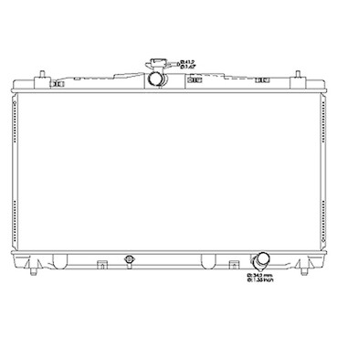 Upgrade Your Auto | Radiator Parts and Accessories | 12-17 Toyota Camry | CRSHA04507