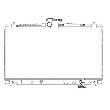 Upgrade Your Auto | Radiator Parts and Accessories | 13-17 Toyota Avalon | CRSHA04508
