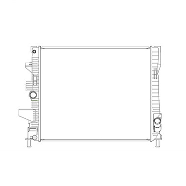 Upgrade Your Auto | Radiator Parts and Accessories | 15-18 Ford Focus | CRSHA04726