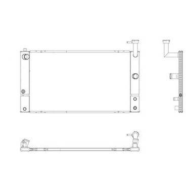 Upgrade Your Auto | Radiator Parts and Accessories | 04-09 Toyota Prius | CRSHA05150