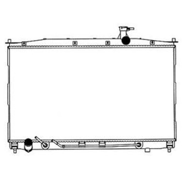 Upgrade Your Auto | Radiator Parts and Accessories | 07-09 Hyundai Santa Fe | CRSHA05233