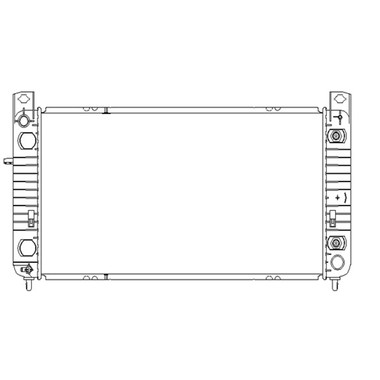Upgrade Your Auto | Radiator Parts and Accessories | 07-13 Chevrolet Avalanche | CRSHA05245