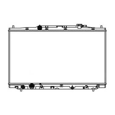 Upgrade Your Auto | Radiator Parts and Accessories | 08-12 Honda Accord | CRSHA05292