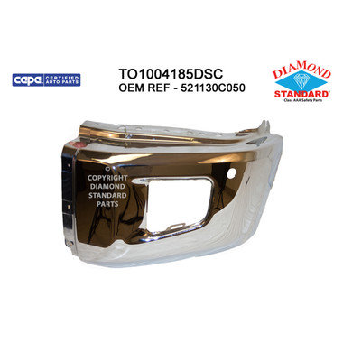 Upgrade Your Auto | Replacement Bumpers and Roll Pans | 14-21 Toyota Tundra | CRSHX24430