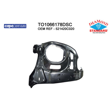 Upgrade Your Auto | Replacement Bumpers and Roll Pans | 14-21 Toyota Tundra | CRSHX25108