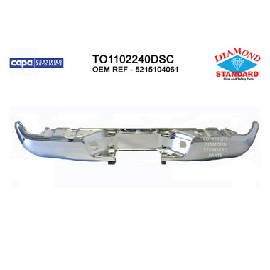 Upgrade Your Auto | Replacement Bumpers and Roll Pans | 05-15 Toyota Tacoma | CRSHX25506
