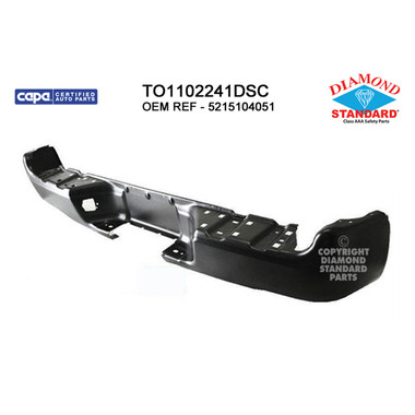 Upgrade Your Auto | Replacement Bumpers and Roll Pans | 05-15 Toyota Tacoma | CRSHX25510