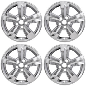 Set of 4 17" 5 Spoke Wheel Skins for 2021-2023 Kia Sorento LX - Chrome