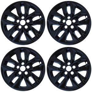 Set of 4 17" 10 Spoke Wheel Skins for 2021-2023 Toyota Sienna LE - Gloss Black