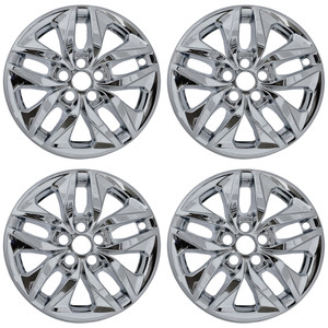 Set of 4 17" 10 Spoke Wheel Skins for 2021-2023 Toyota Sienna LE - Chrome