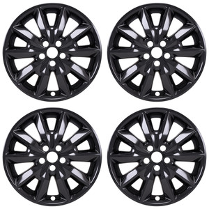 Set of 4 20" 10 Spoke Wheel Skins for 2021-2022 Dodge Durango GT - Gloss Black