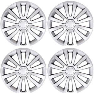 Set of 4 16" 12 Spoke Wheel Covers for 2012-2019 Volkswagen Beetle - Silver