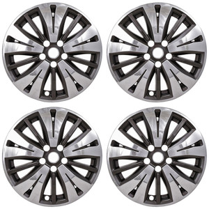 Set of 4 18" 15 Spoke Wheel Skins for 2017-2020 Nissan Pathfinder S - Chrome
