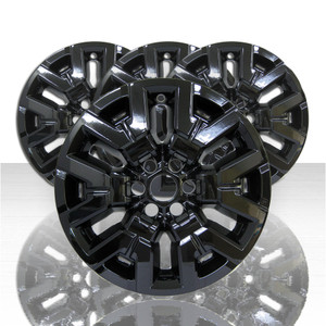 17" Gloss Black Wheel Skins for 2022-2023 Nissan Frontier (Set of 4)