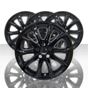 18" Gloss Black Wheel Skins for 2023 Honda CRV (Set of 4)