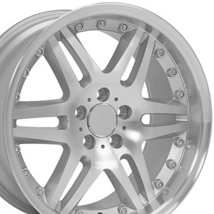 18" Machined Silver Wheel for 2012-2015 Mercedes-Benz SLK250 - RVO0015
