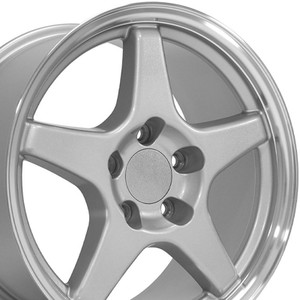 17" Silver Wheel w/Machined Lip for 1993-2002 Pontiac Firebird - RVO0077