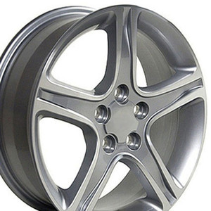 17" Machined Silver Wheel for 1998-2010 Toyota Sienna - RVO0101