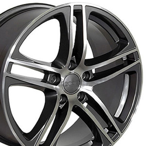 17" Gunmetal Machined Wheel for 2012-2019 Volkswagen Beetle - RVO0122