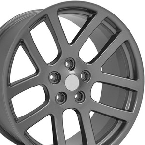 22" Gunmetal Wheel for 2005-2011 Dodge Dakota - RVO0167