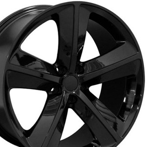 20" Gloss Black Wheel for 2008-2023 Dodge Challenger - RVO0220