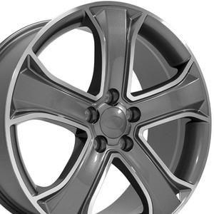 20" Gunmetal Machined Wheel for 1999-2004 Land Rover Discovery - RVO0260