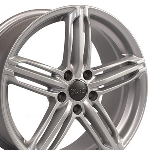 18" Silver Wheel for 2008-2019 Audi A5 - RVO0276