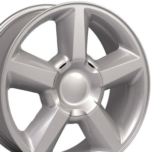 20" Silver Wheel for 2002-2013 Chevy Avalanche 1500 - RVO0298