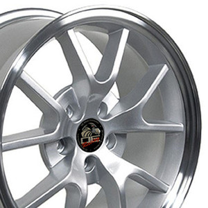 18" Silver Wheel w/Machined Lip for 1994-2004 Ford Mustang - RVO0348