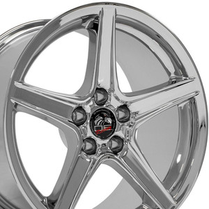 18" Chrome Rear Wheel for 1994-2004 Ford Mustang - RVO0355