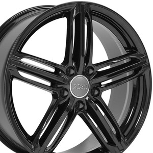 18" Gloss Black Wheel for 2009-2017 Volkswagen CC - RVO0356