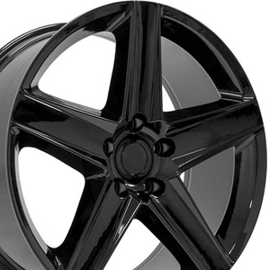 20" Gloss Black Wheel for 2006-2010 Jeep Commander - RVO0365