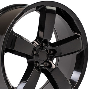 20" Gloss Black Wheel for 2006-2023 Dodge Charger - RVO0471