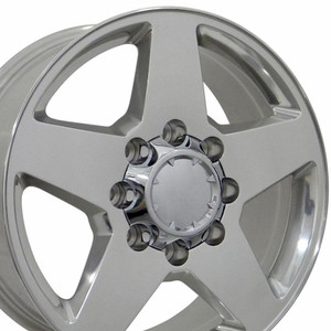 20" Polished Wheel for 2011-2023 Chevy Silverado 3500 HD - RVO0537